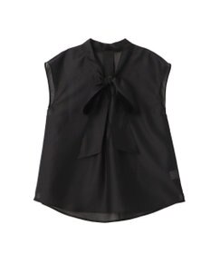 YECCA VECCA シアーボウタイブラウス