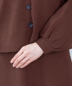 Tiaclasse 【洗える】大人上品なニットカーデ＋ワンピースセット