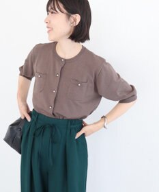 Green Parks コンパクトポケットカーディガン