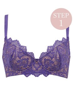 BRADELIS New York 【BRADELIS New York / 育乳補整ブラ・STEP1 集める】ウェンディバックスムーズステップ1ブラ23A2 脇高設計で背中スッキリ