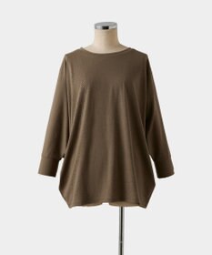 TOQUE 〈大草直子さんアドバイザー〉 【天然素材】タンギスコットン天竺ドルマンTシャツ