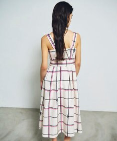 GRACE CONTINENTAL ロープチェックワンピース