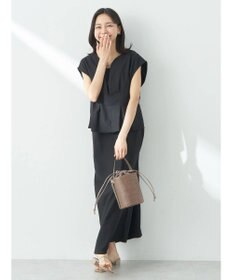 earth music&ecology ＳＥＴ２点ヘリンボーンベスト＋キャミドレ