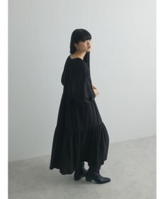 Green Parks armonia. ティアード配色パイピングワンピース