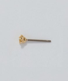 Phoebe 【金属アレルギー対応】プチフラワービジュースタッドピアス　クリア/ニッケルフリー（片耳）