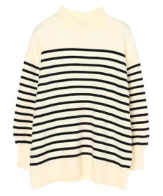 earth music&ecology やわらかタッチハイネックチュニック