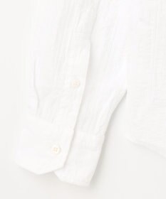 JOSEPH ABBOUD 【キングサイズ・オーガニックコットン使用】オーガニックコードストライプ ホワイトシャツ