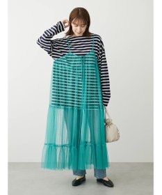 Green Parks ボーダーゆるチュニック