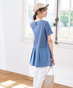 Tiaclasse 【洗える】イレギュラーヘムチュニックブラウス