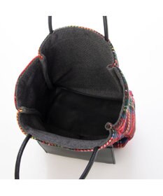 UNBILLION VERYコラボ カシュカシュ cachecache / ウールリバーシブルチェックトートバッグ
