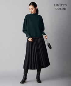 ICB L 【WEB限定カラーあり】 ソフトウールハイゲージ ハイネックニット