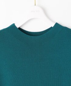 ANY SIS 【洗える】ボトルネックフレンチスリーブ ニットT