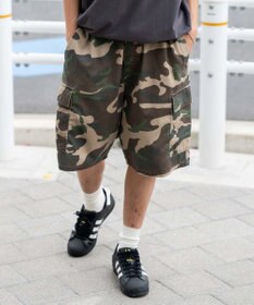 WEGO 【ウエストゴム】イージーバギーカーゴショーツ