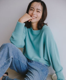 組曲 L 【加藤ローサさん着用】ライトデニムカーブパンツ