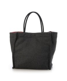 UNBILLION VERYコラボ カシュカシュ cachecache / ウールリバーシブルチェックトートバッグ