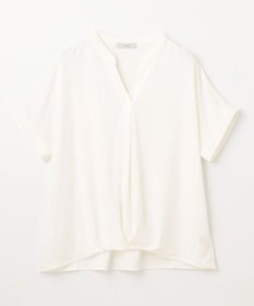 ANY ストレッチピケカシュクールカットソー