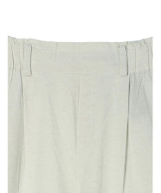 Green Parks インド 綿麻フロントタックパンツ