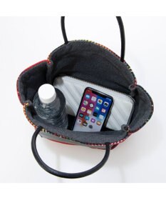 UNBILLION VERYコラボ カシュカシュ cachecache / ウールリバーシブルチェックトートバッグ