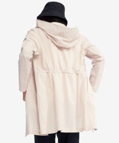 AIGLE UVカット オーガニックコットンロング丈 フーデッドジャケット