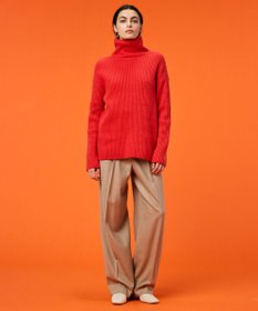 BEIGE， TERNES / フロントジップワイドパンツ