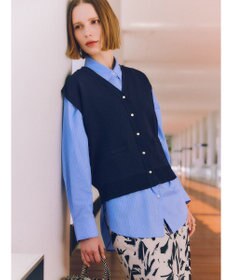 Te chichi 総針ポケット付きVネックベスト《2026 spring catalog item》
