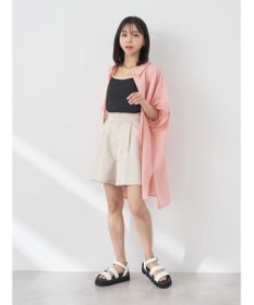 earth music&ecology 配色ステッチＢＩＧシャツ