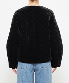 uncrave ベロア キルティング ブルゾン（uncrave WHITE）