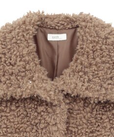 earth music&ecology プードルファーショートブルゾン