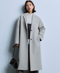 23区 【WEB&一部店舗限定】ウールモッサ チェスターコート ライトグレー系