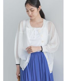 Te chichi 14G前後2WAYクルーカーディガン