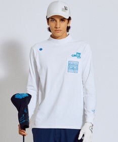 PW CIRCULUS 【吸水速乾 / UV遮蔽率99.5% UVカット / ストレッチ】【MEN】DELFT ロングスリーブモックT ゴルフ