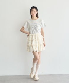 earth music&ecology 【2WAY】フリフリミニスカート