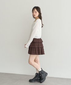 earth music&ecology 【2WAY】フリフリミニスカート