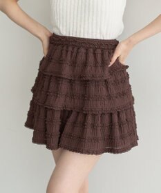earth music&ecology 【2WAY】フリフリミニスカート