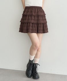 earth music&ecology 【2WAY】フリフリミニスカート