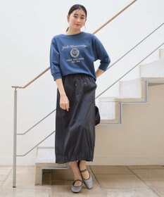 ANY L 【ウエストゴム】撥水ナイロンベイカースカート