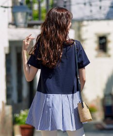 Tiaclasse 【洗える】イレギュラーヘムチュニックブラウス