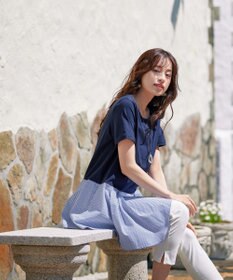 Tiaclasse 【洗える】イレギュラーヘムチュニックブラウス