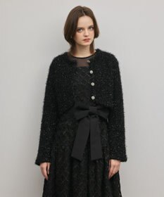 GRACE CONTINENTAL フェザーショートボレロ