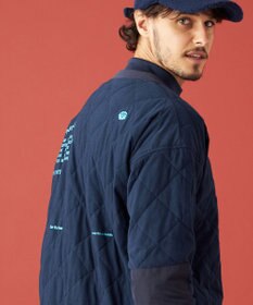 PW CIRCULUS 【裏地付き/防寒】【MEN】キルティングスエットプルオーバー