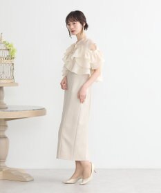 earth music&ecology SET2点フリルボレロ＋ナローワンピース