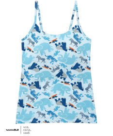 une nana cool MADE WITH 京都市動物園 カップ付きキャミソール