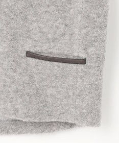 J.PRESS LADIES 【WEB限定】パイルジャージー ノーカラー ブルゾン