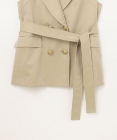 GRACE CONTINENTAL セーラーカラーサテンベスト