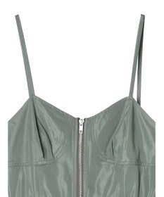 Green Parks ・ＳＵＧＡＲ　ＳＰＯＯＮ　コルセット風キャミワンピース