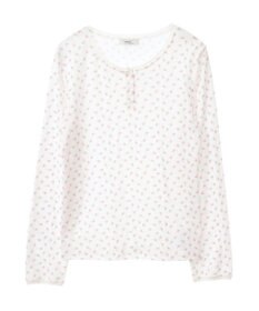 earth music&ecology アイレットジャカードタイトプルオーバー