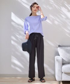 ANY L 【洗濯機可能/接触冷感/UVケア/イージーケア】清涼リラックスパンツ