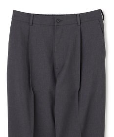 UNFILO MENS 【ストレッチ/イージーケア】WOOL TOUCH 機能美パンツ ワイド