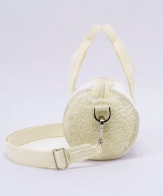 LeSportsac DENIM ROLL BAG/ホワイトデニム/クリームシェルパ