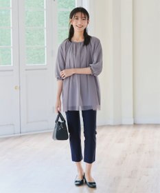 Tiaclasse 【洗える】チュールボリュームチュニック